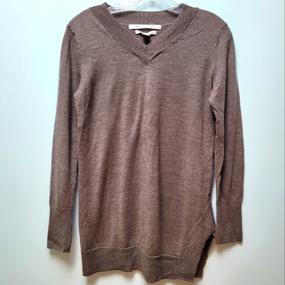 MAX STUDIO | Extra fine Merino Wool Sweater, Sz M